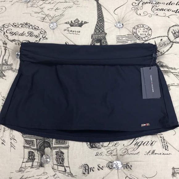 Tommy Hilfiger Solid Skirted Bikini Bottom - Picture 3 of 8